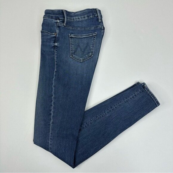 Mother Women's The Looker Groovin Skinny Minimalist Designer Jeans W25-26/L29.75 - Picture 3 of 13